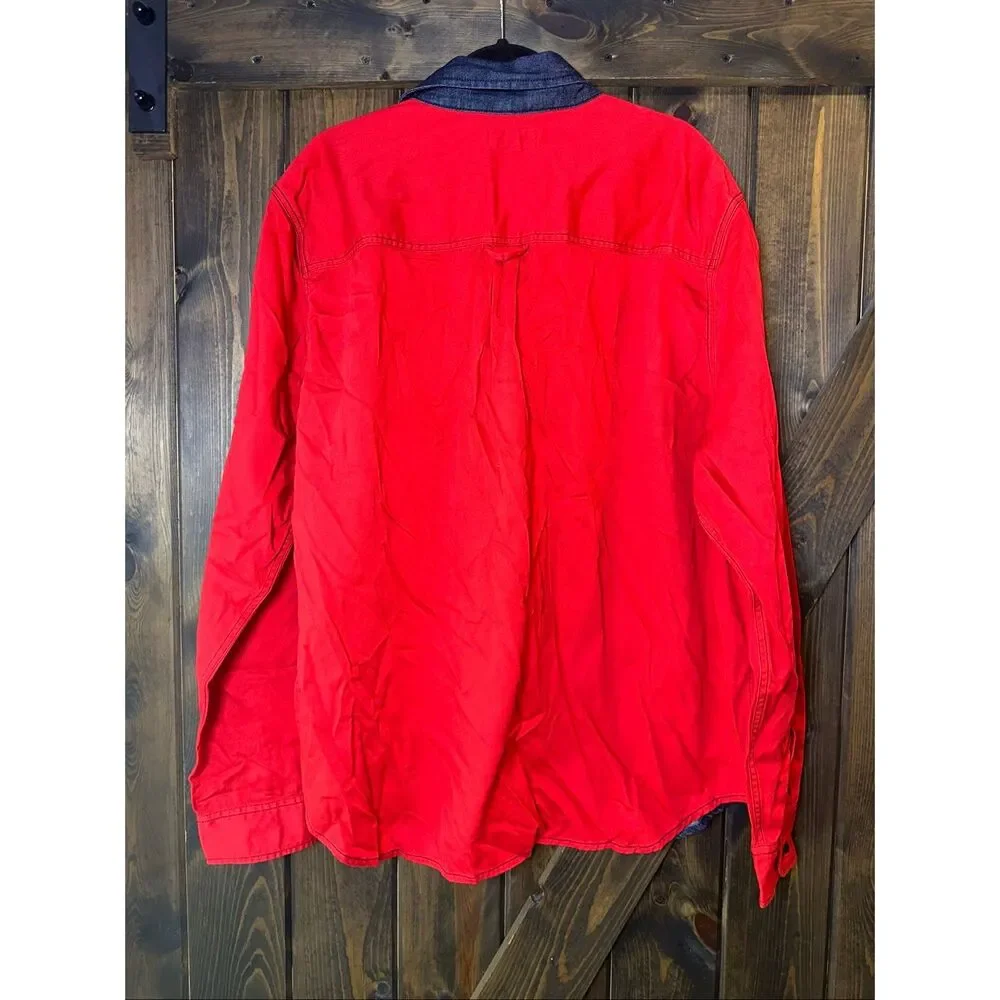 True Religion Manchester United Shirt Button Up Long Sleeve